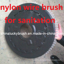 Cepillo redondo de nylon para la máquina de saneamiento ambiental (YY-341)